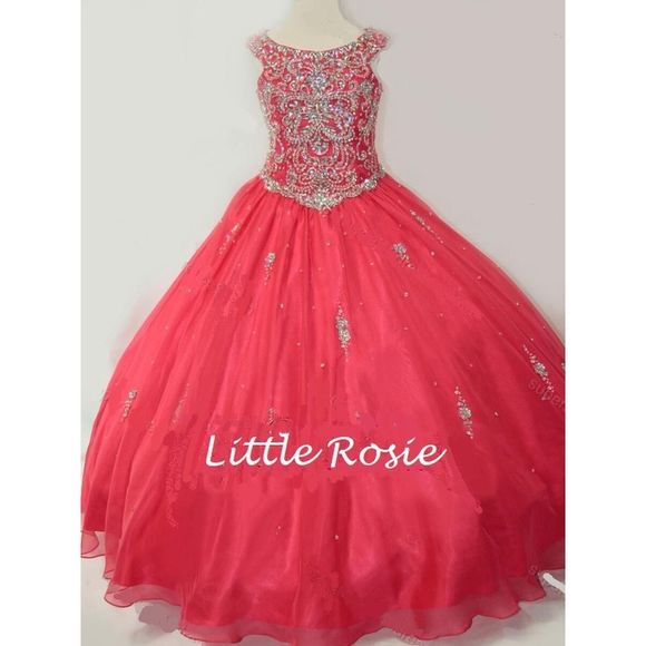 Pink Little Rosie Size 00 Ball gown dress - Picture 1 of 2